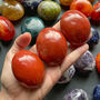 Rainbow Chakra Crystal Palm Stone Gift Set, thumbnail 7 of 8