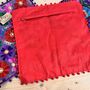 Hand Embroidered Flower Cushion Cover, thumbnail 8 of 11