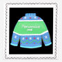 Biscuiteers Hand Iced Personalised Christmas Jumper Letterbox Biscuit, thumbnail 1 of 2