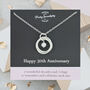 30th Pearl Wedding Anniversary Necklace, thumbnail 1 of 7