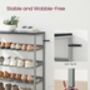 Four/Five Layer Shoe Rack High Shoe Storage Shelves, thumbnail 9 of 10