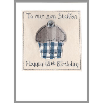Personalised Cupcake Birthday Card For Him, 8 of 12
