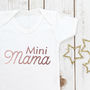 Mama And Mini Mama Rose Gold Sweatshirt Set, thumbnail 4 of 6
