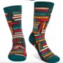 Novelty Fun Socks Size Five To Nine ~ Reading Books, thumbnail 2 of 5
