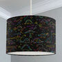 Colour Pop Dinosaur Outline Lampshade, thumbnail 1 of 2