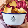 Personalised Saturday Night Snacks Bowl, thumbnail 2 of 4