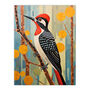The Watchful Woodpecker Bird In Nature Wall Art Print, thumbnail 6 of 6