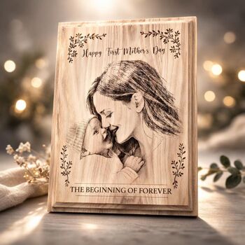 Custom Engraved Photo Gift For Mom And Dad, 5 of 11