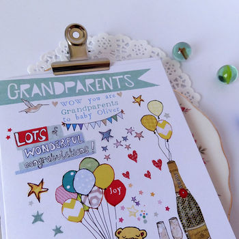 Personalised New Grandparents Card, 2 of 7