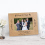 Thank You Mum And Dad Wedding Day Photo Frame, thumbnail 1 of 2