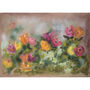 Summer Solstice Floral Painting Canvas Print, thumbnail 2 of 4
