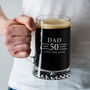 Personalised Engraved Beer Tankard Birthday Gift For Dad Him, thumbnail 3 of 6
