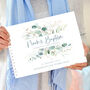 Eucalyptus Spray Christening Guest Book, thumbnail 1 of 10