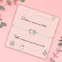 Distance Means So Little Bracelet – Long Distance Friendship Gift | Travel Gift For Her, thumbnail 3 of 8