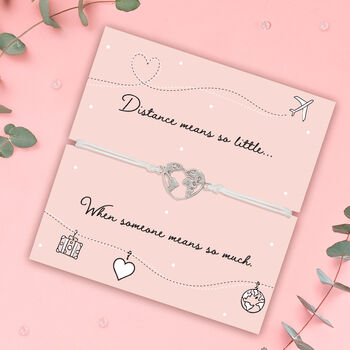Distance Means So Little Bracelet – Long Distance Friendship Gift | Travel Gift For Her, 3 of 8