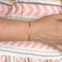 Waterproof Gold Plated Roman Style Bangle, thumbnail 3 of 4