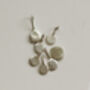 Handmade Sterling Silver Initial Pebble Necklace, thumbnail 2 of 6