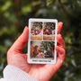 Three Photo And Message Metal Wallet Card, thumbnail 1 of 4