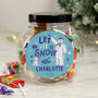 Personalised The Snowman And The Snowdog Sweet Jar – Stocking Filler, thumbnail 1 of 3