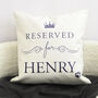 Personalised Pet Cushion With Crown Or Tiara, thumbnail 1 of 2