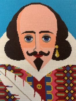 William Shakespeare Tapestry Kit With 100% British Wool, 2 of 4