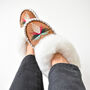 Women's Sheepskin Moccasin Slippers Lia, thumbnail 3 of 12