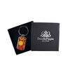 Volcanic Circles Handprinted Keyring, thumbnail 4 of 7