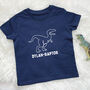Personalised Dinosaur T Shirt Raptor, thumbnail 4 of 8