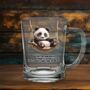 Personalised Panda Hammock Tankard Gift, thumbnail 1 of 2