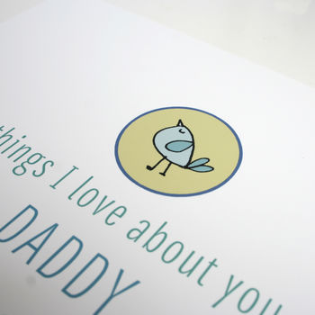 Personalised 'Things I Love About Dad Or Grandpa' Gift, 4 of 4