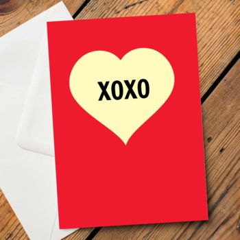 Xoxo Card, 2 of 2