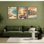 Retro Seaside Set Of Three Posters, thumbnail 1 of 6