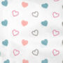 Hearts Wrapping Paper Valentine Gift Wrap, thumbnail 3 of 3