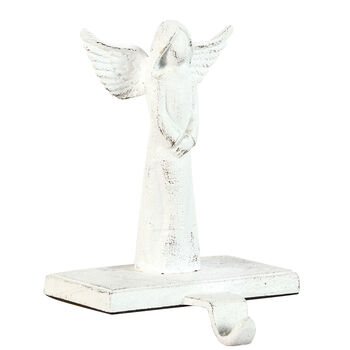 White Angel Christmas Stocking Holder, 2 of 7