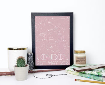 Personalised Colour Block Star Chart Print, 3 of 7