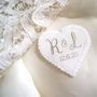 Brides Wedding Dress Keepsake Personalised Patch Label, thumbnail 1 of 3