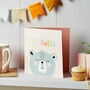 Personalised Little Bear Congratulations New Baby Card, thumbnail 2 of 3