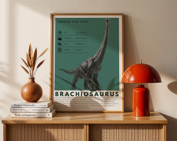Brachiosaurus | Dinosaur Art Print, 6 of 8