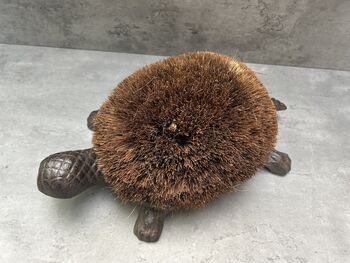 Cast Iron Tortoise Boot Scraper – Shoe Brush, 2 of 12