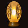 Crystal Rugby Ball Light, thumbnail 10 of 12