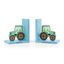 Personalised Kids Green Tractor Bookends, thumbnail 6 of 6