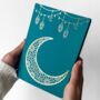 Ramadan Moon And Lanterns Treat Card – Green, thumbnail 1 of 3