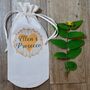 Personalised Prosecco Cotton Bottle Bag, thumbnail 3 of 6