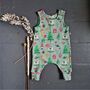 Organic Christmas Baby And Toddler Dungarees, thumbnail 3 of 5