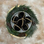 Upcycled Saree Handmade Black Beauty Christmas Bauble, thumbnail 2 of 2