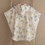 Baby Muslin Hooded Cape Poncho Mimosa 1st Birthday Gift, thumbnail 5 of 7