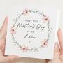 Nana's First Mothers Day Card Floral, thumbnail 1 of 7