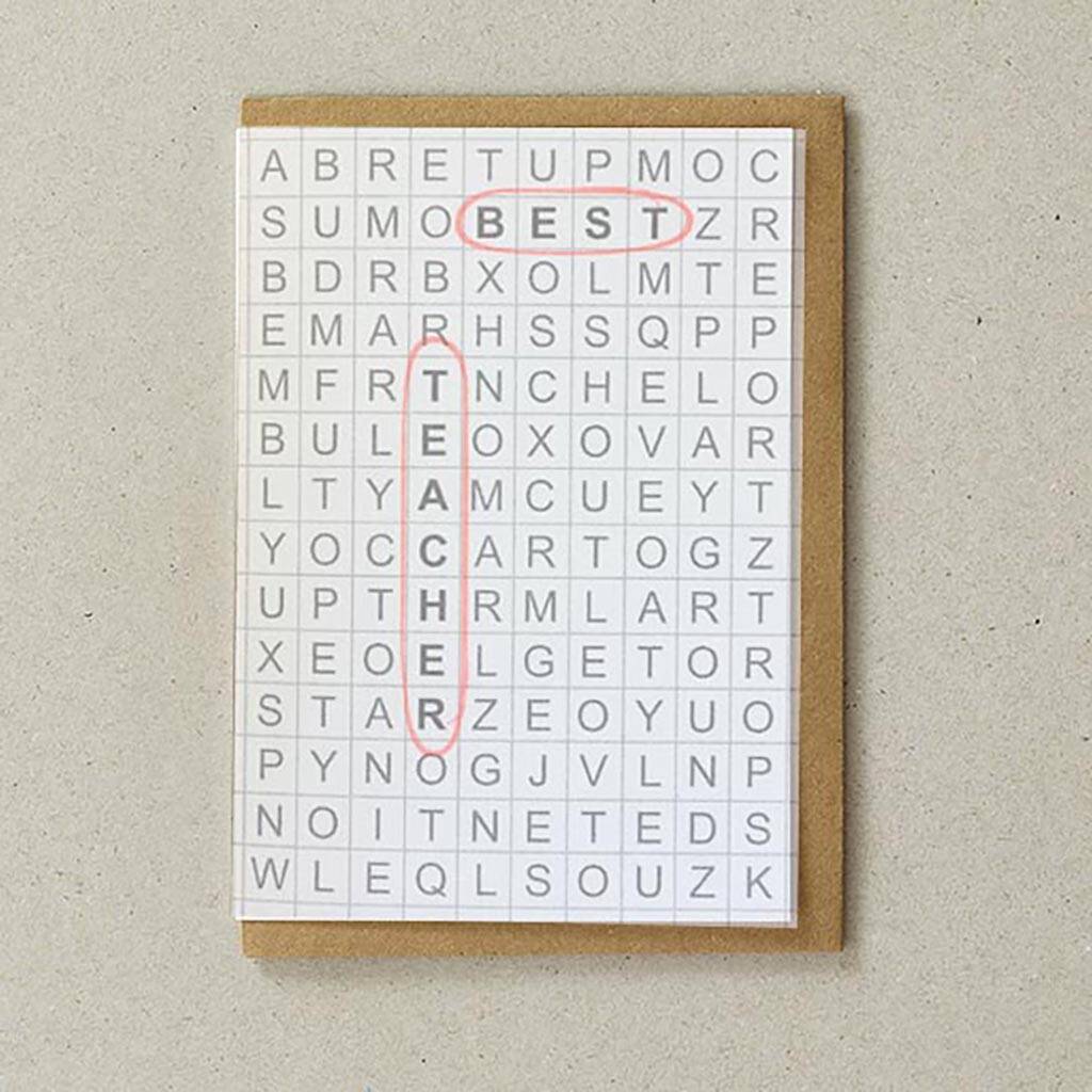 best-teacher-word-search-risograph-greeting-card-by-petra-boase-ltd-notonthehighstreet