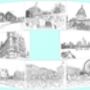 Sets Of Artistic City Postcards, thumbnail 6 of 12