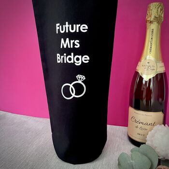 Personalised Future Mrs Hen Do Bottle Bag, 3 of 3